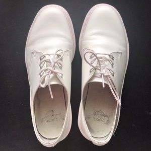 White mono 1461 Dr. Martens